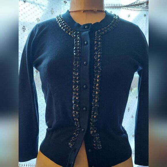 NWT Kate Spade New York Beaded Cardigan Sweater Size XS - Picture 4 of 12